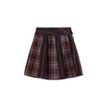 Red Wool Oves Aries Mini Skirt