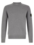 Gray Virgin Wool Cardigan