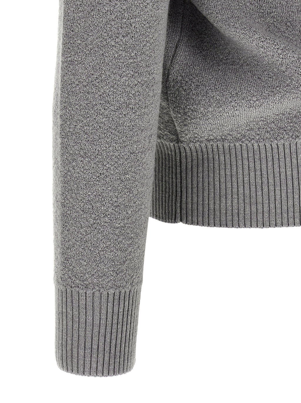 Gray Virgin Wool Cardigan