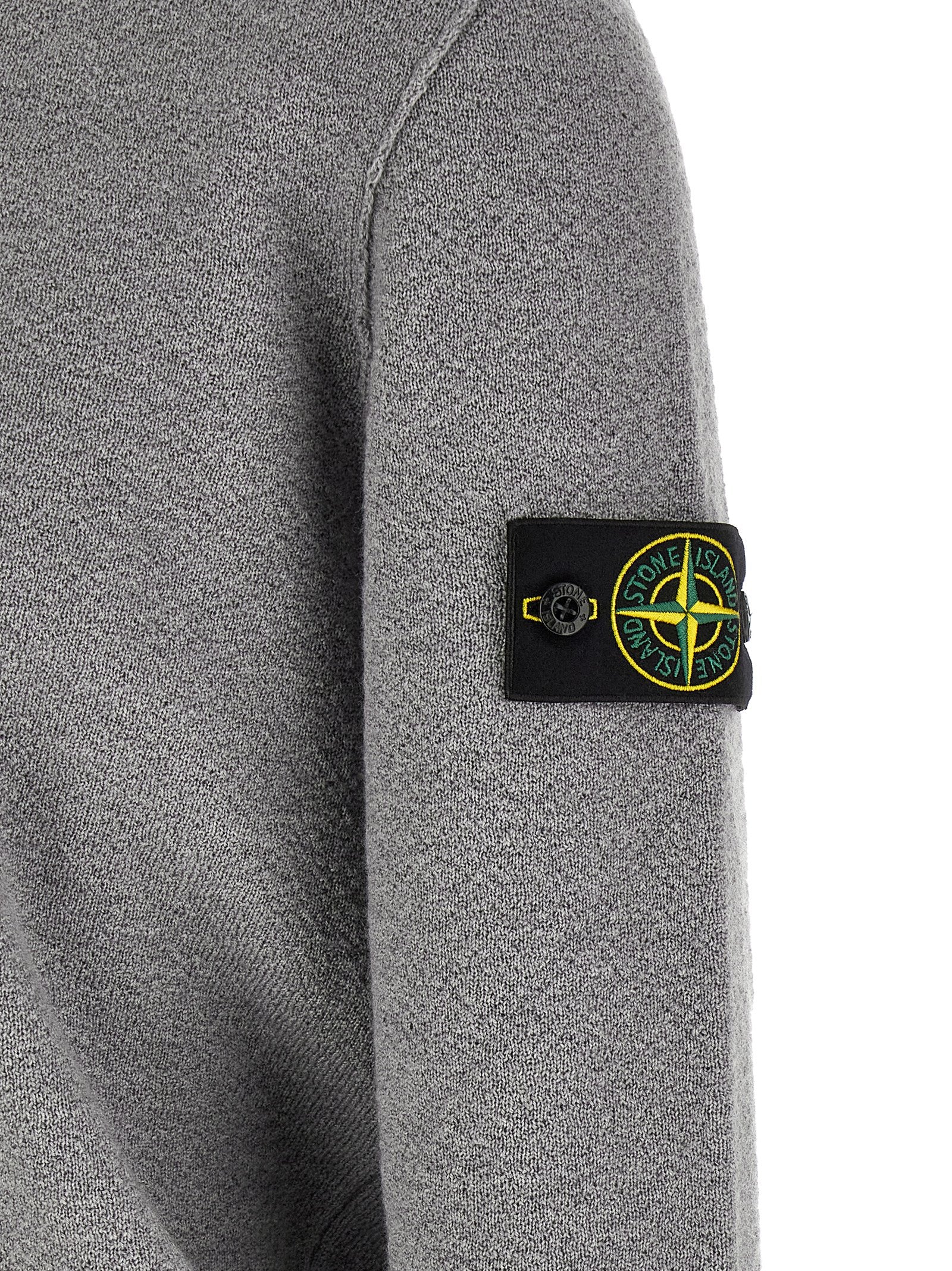 Gray Virgin Wool Cardigan