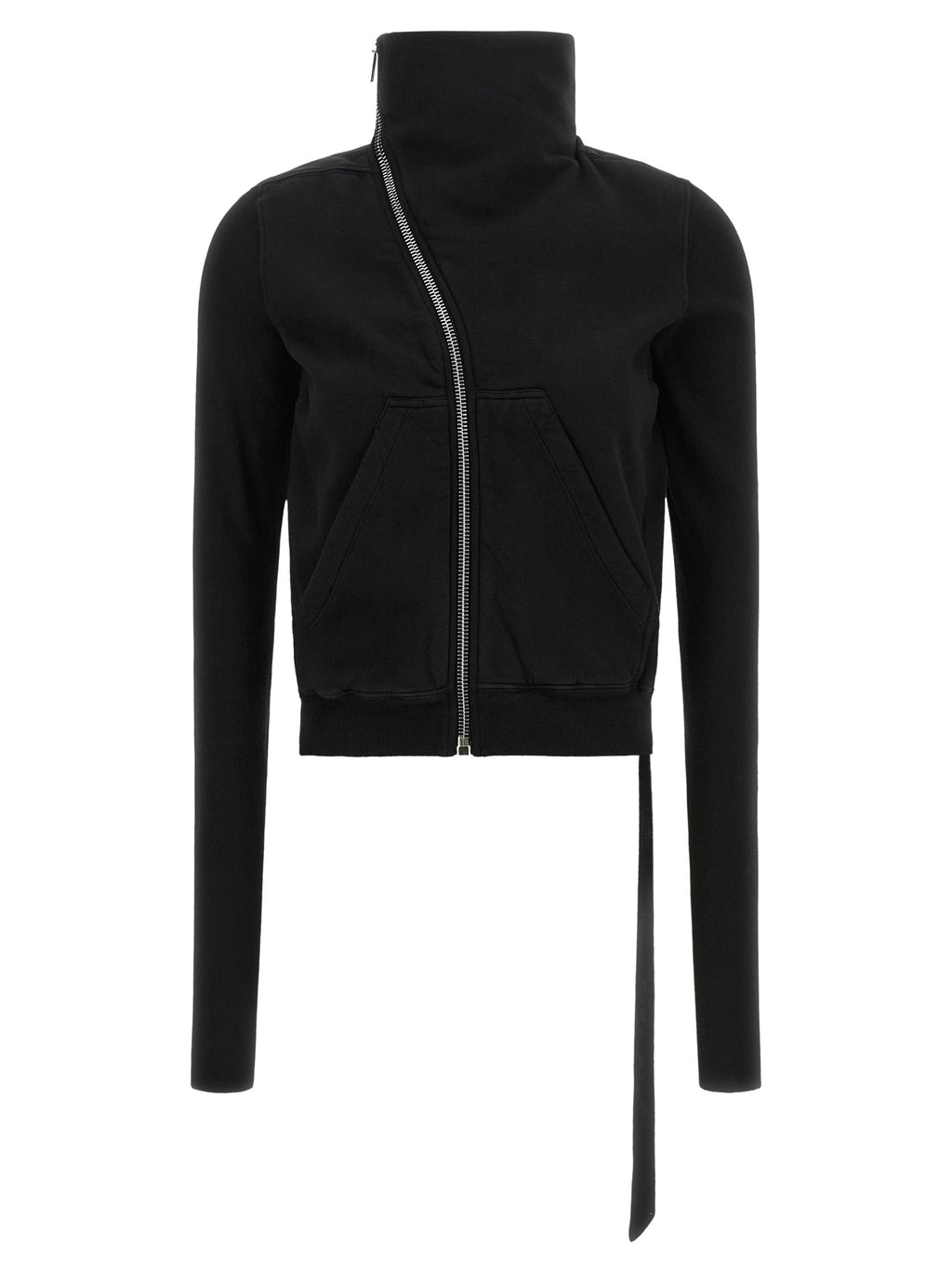 Black Cotton Sweatshirt