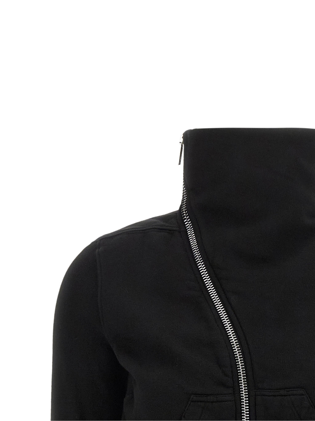 Black Cotton Sweatshirt