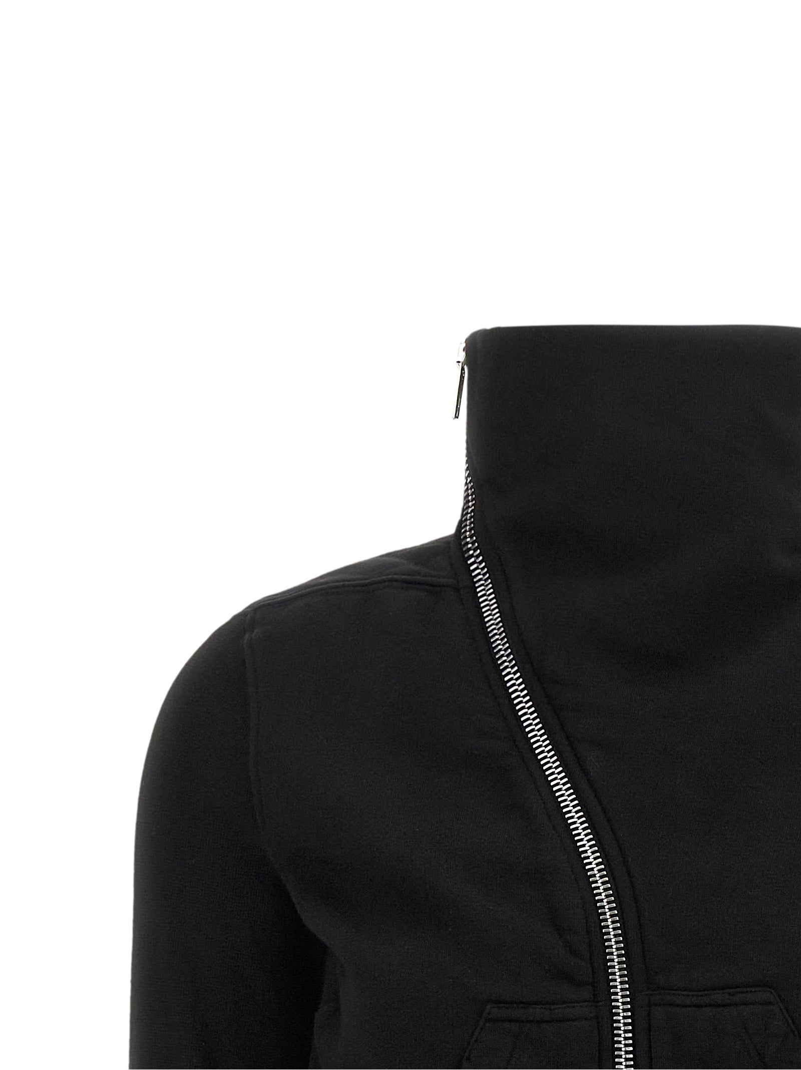 Black Cotton Sweatshirt