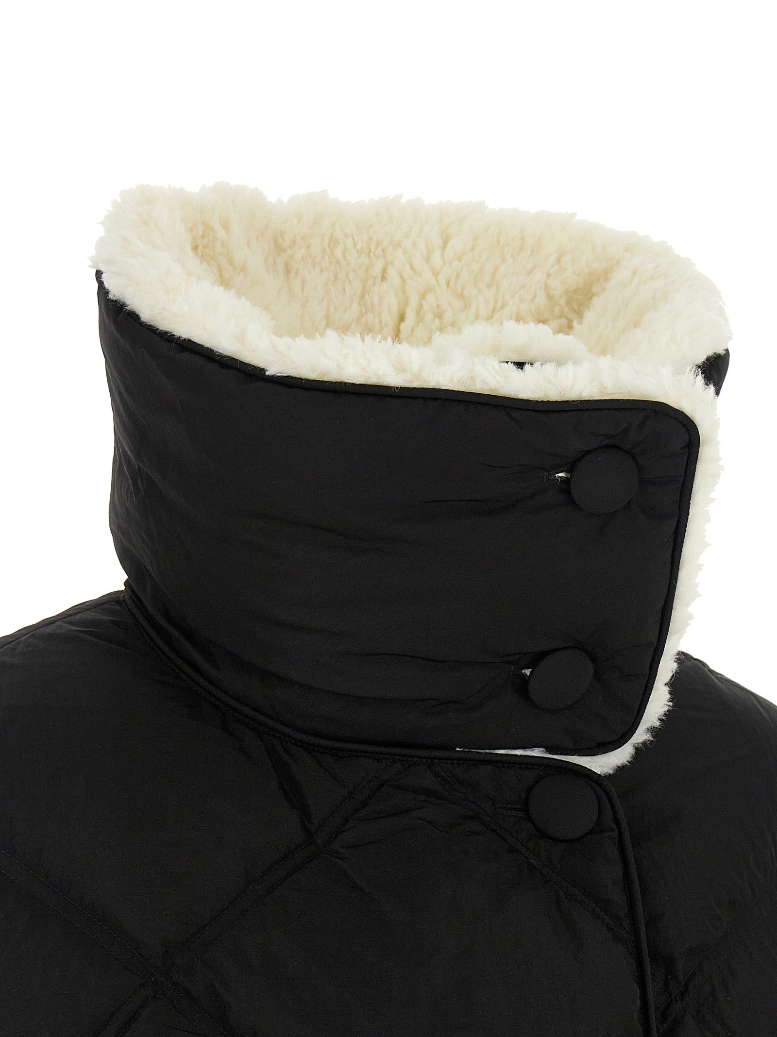Black Nylon Full-Length Jacket