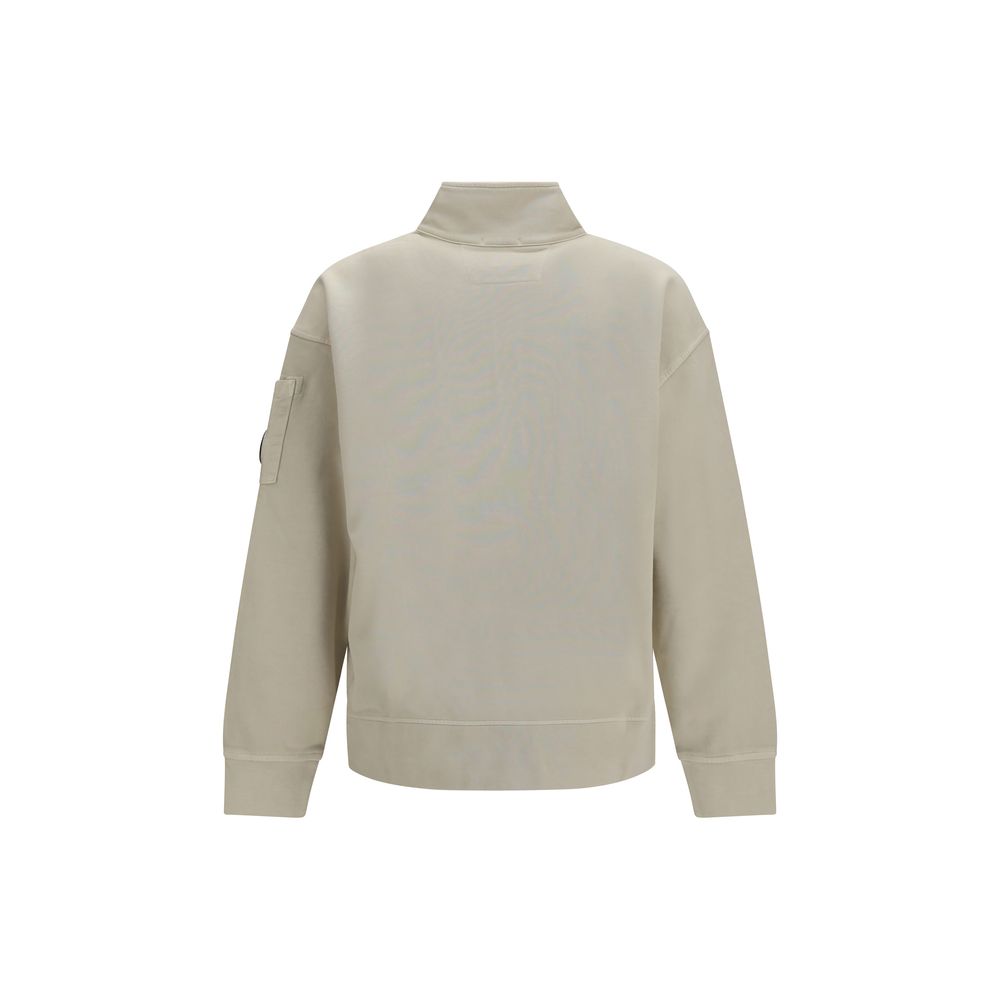 Beige Cotton Sweatshirt