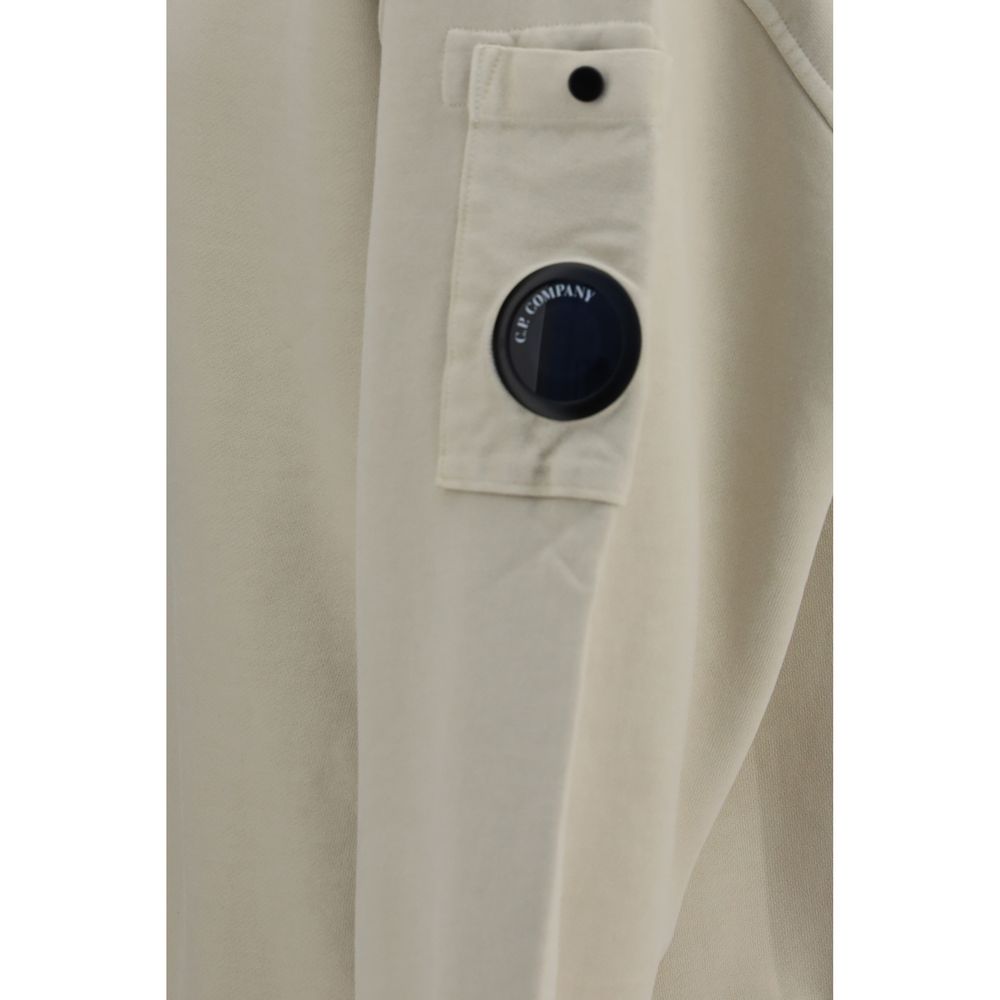 Beige Cotton Sweatshirt