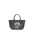 Gray Cotton Shoulder Bag