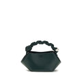 Bicolor Recycled Leather Shoulder Bag