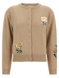 Beige Cotton Cardigan