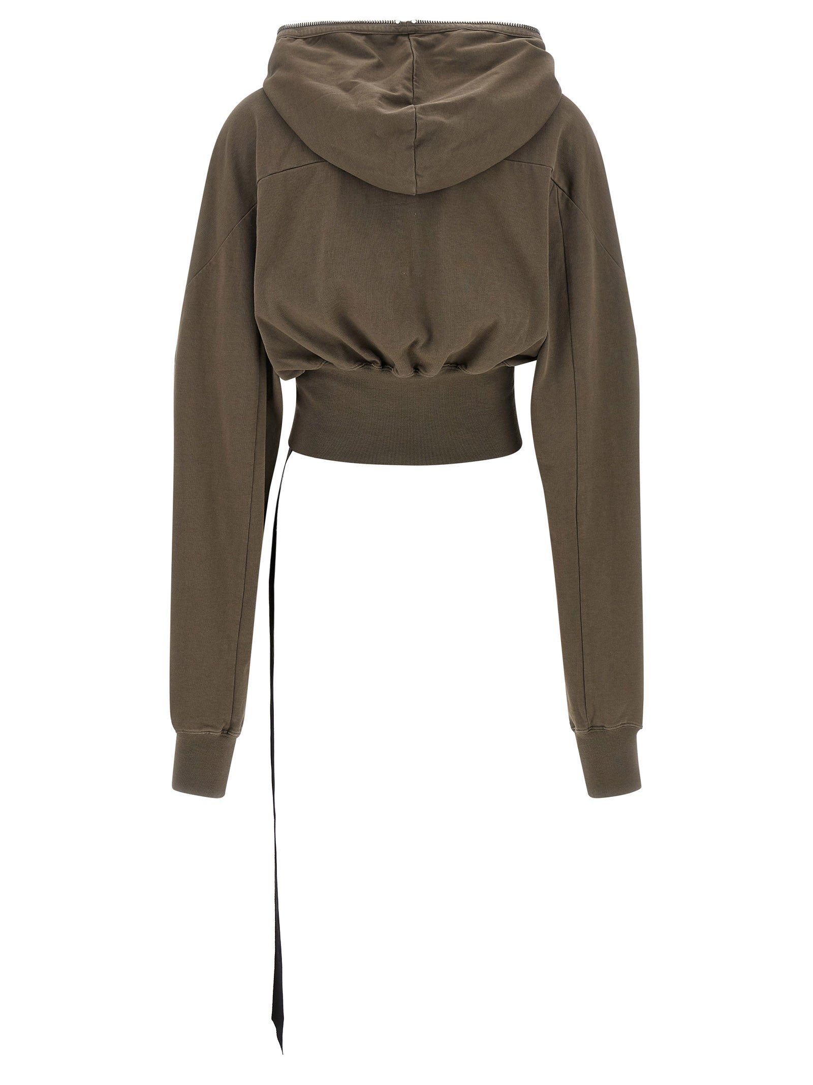 Gray Cotton Hoodie