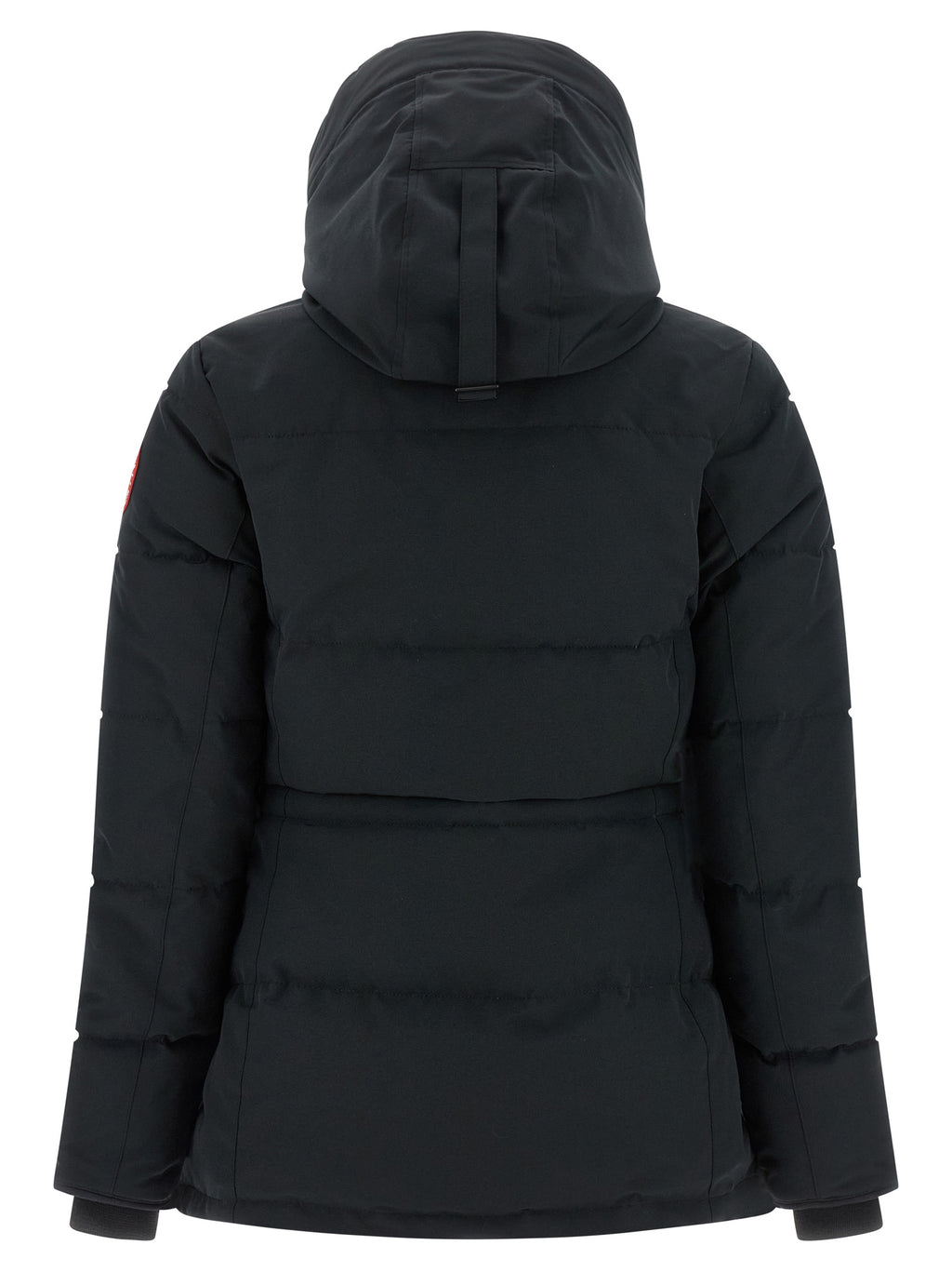 Black Polyester Parka