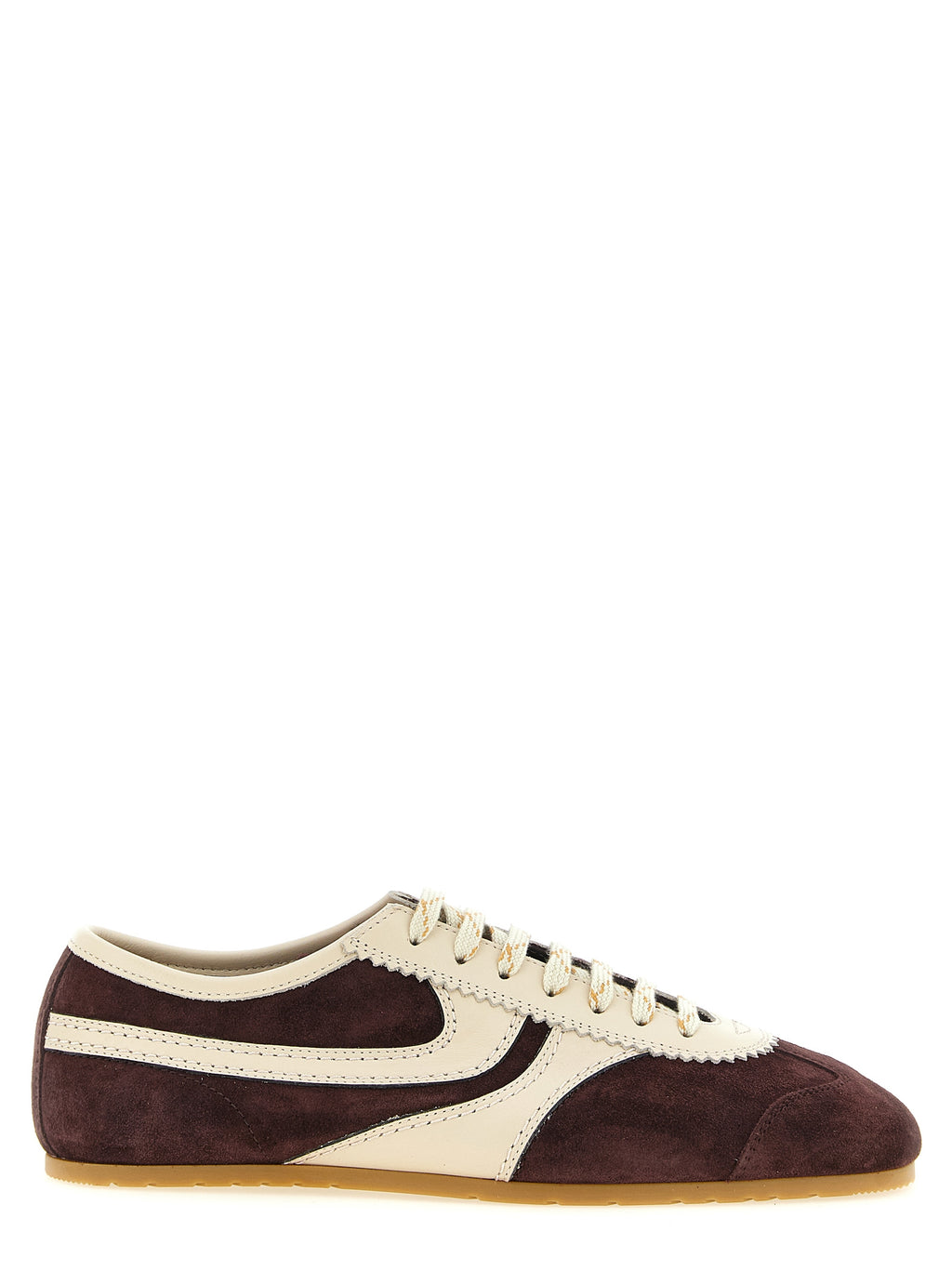 Bordeaux Calfskin Low Top Sneakers