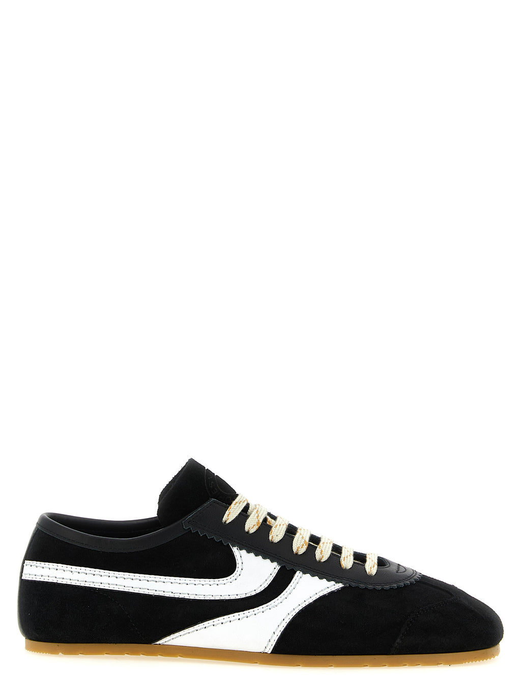 Bicolor Calfskin Athletic Sneakers