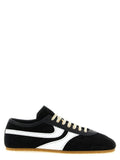 Bicolor Calfskin Athletic Sneakers