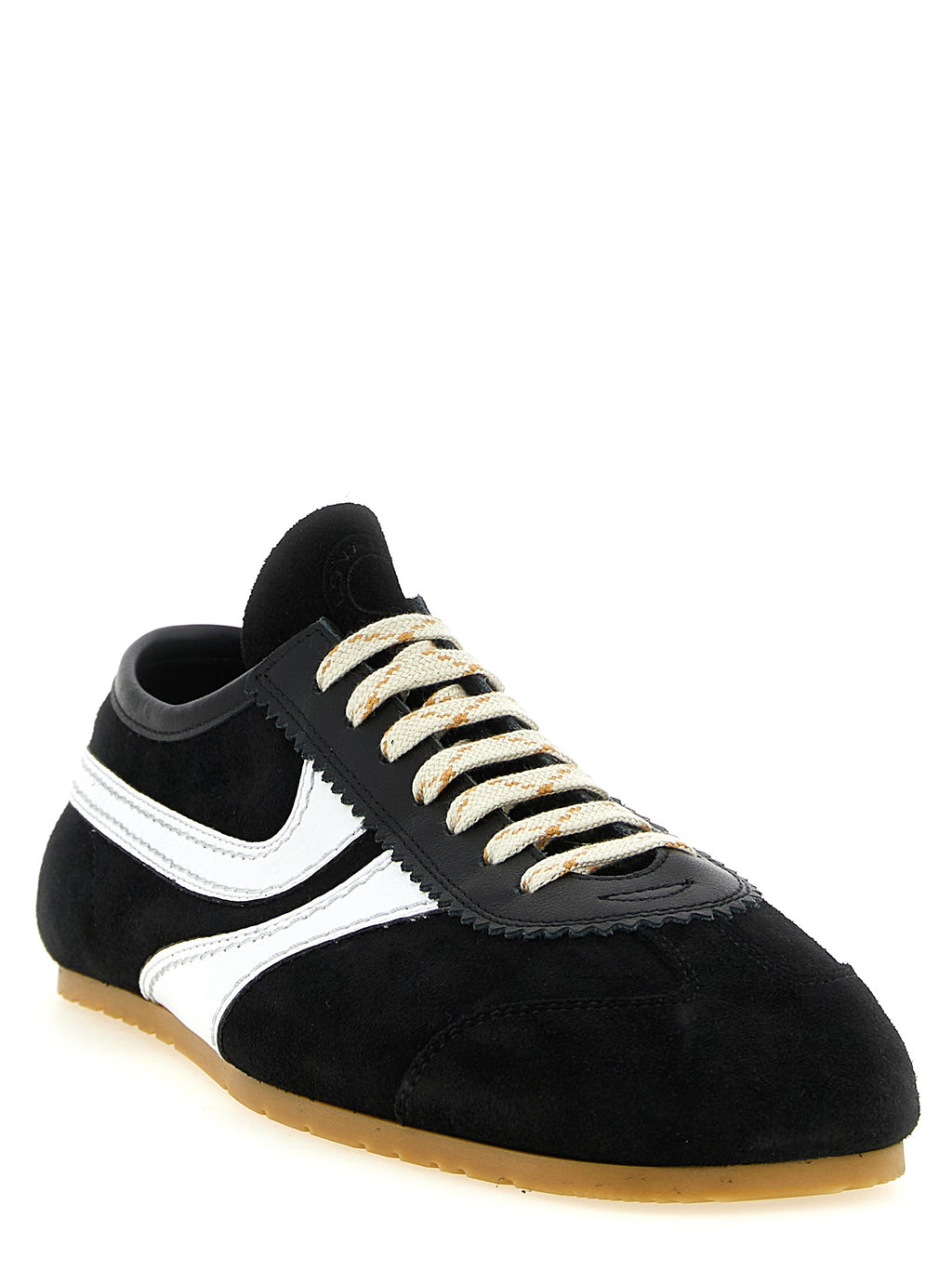Bicolor Calfskin Athletic Sneakers