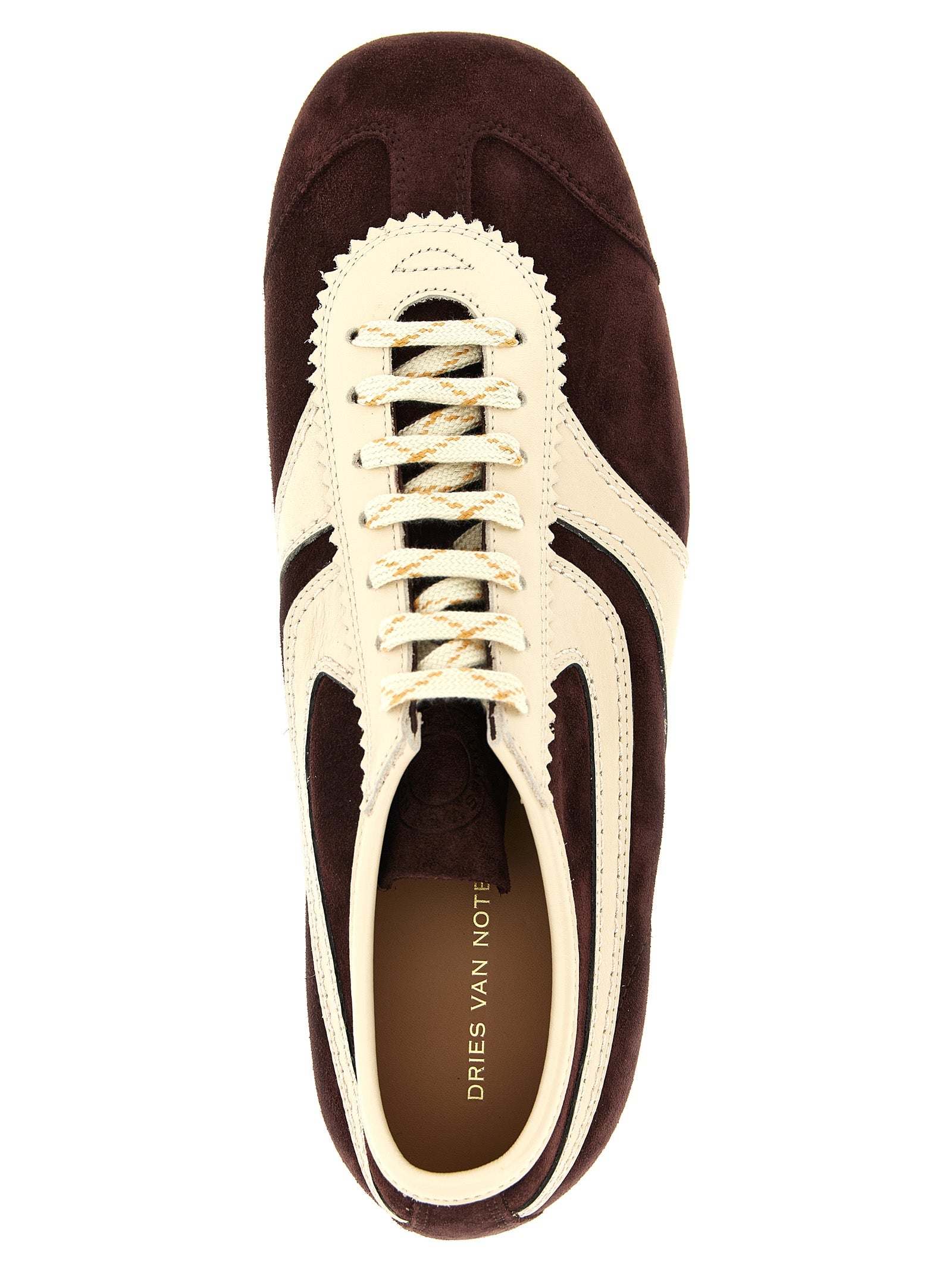 Bordeaux Calfskin Low Top Sneakers