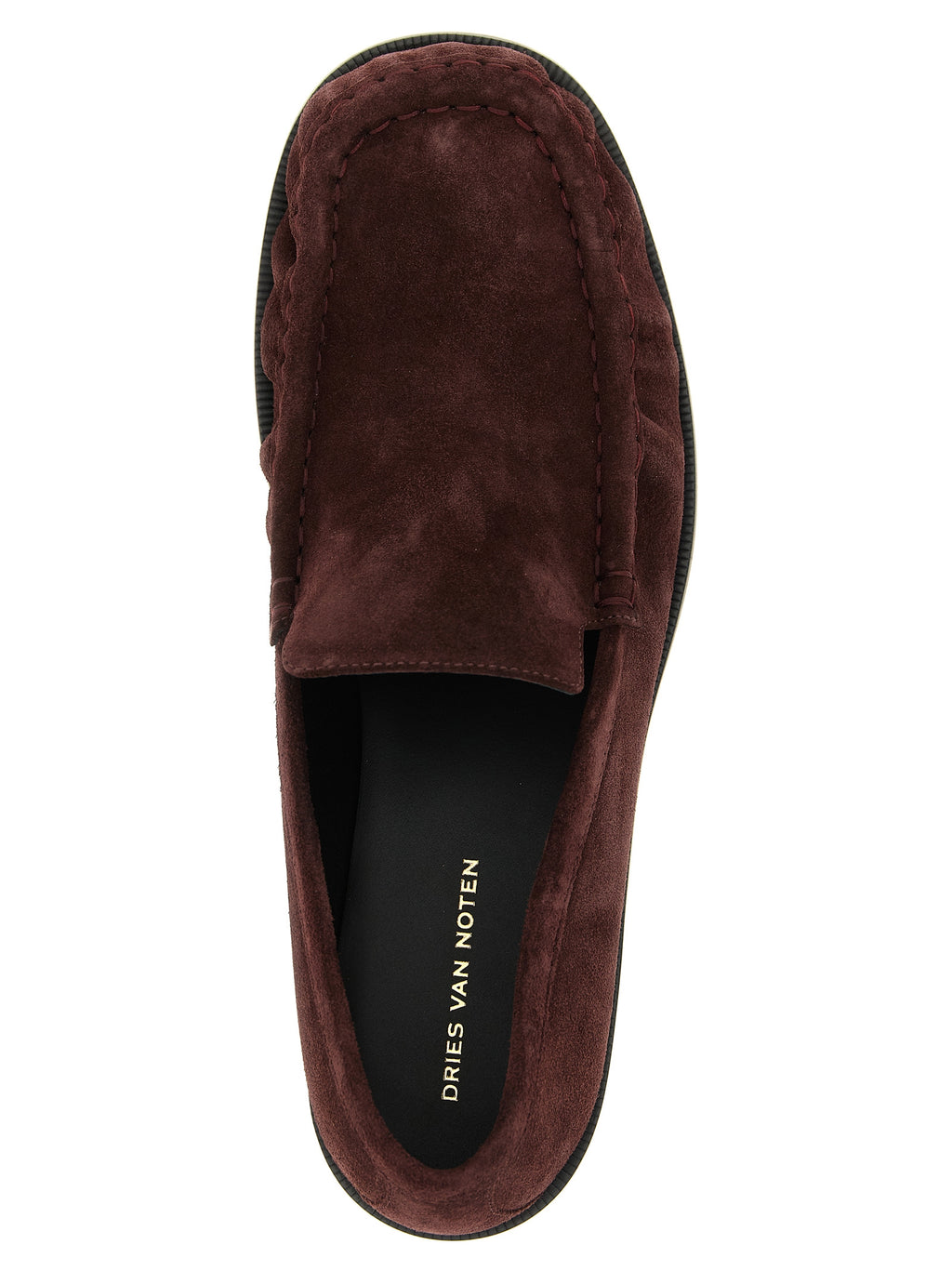 Bordeaux Calfskin Slip-On Loafers