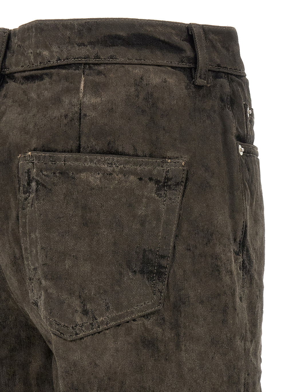 Gray Cotton Bermuda Shorts