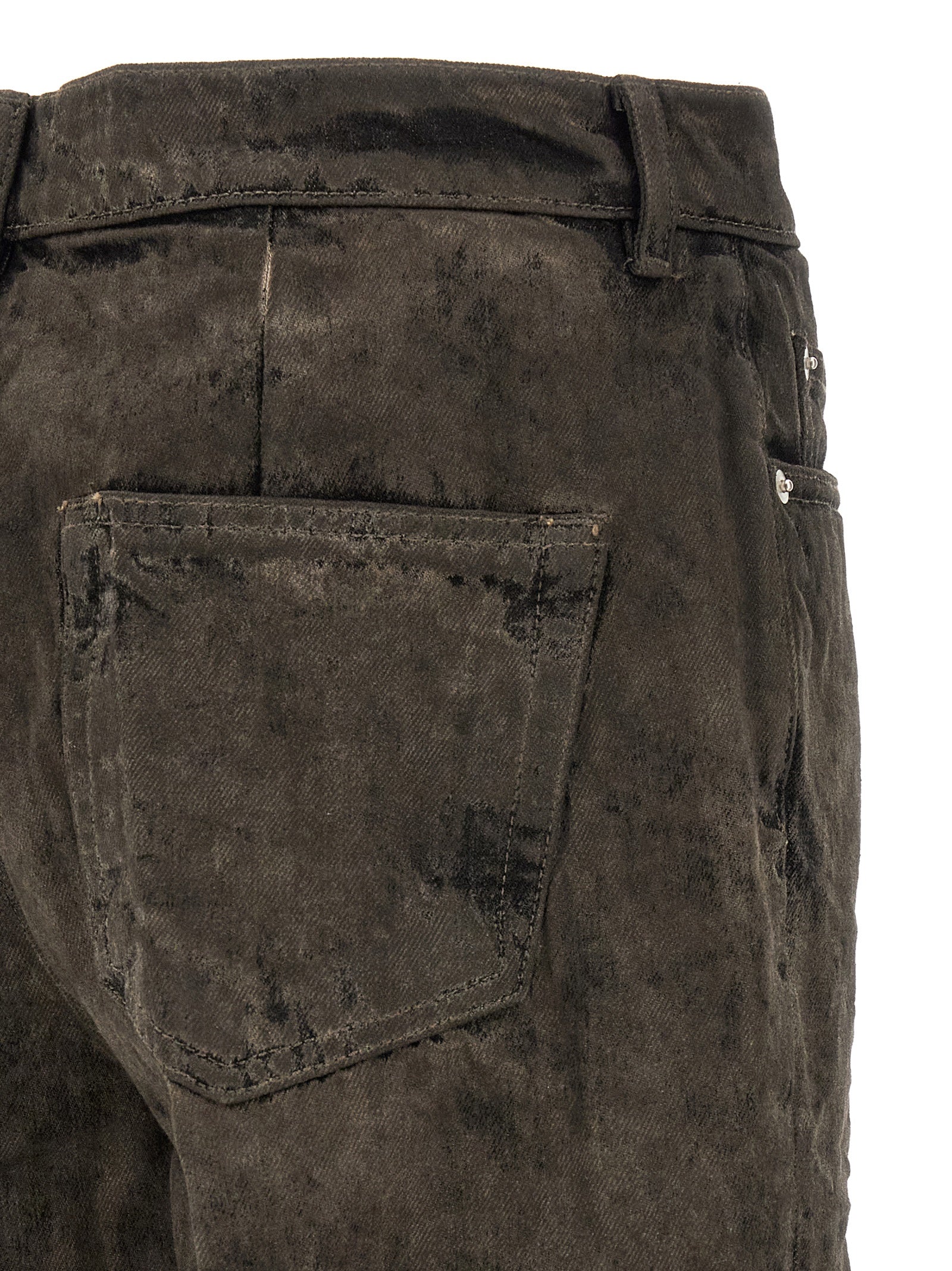 Gray Cotton Bermuda Shorts