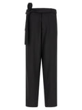 Black Virgin Wool Dress Pants
