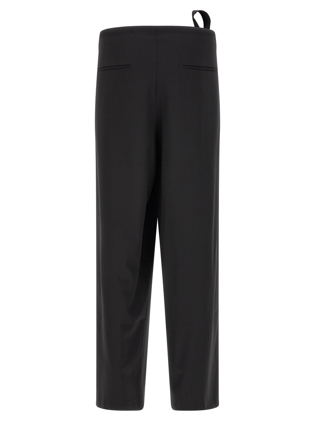 Black Virgin Wool Dress Pants