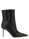 Black Calfskin Ankle Boots