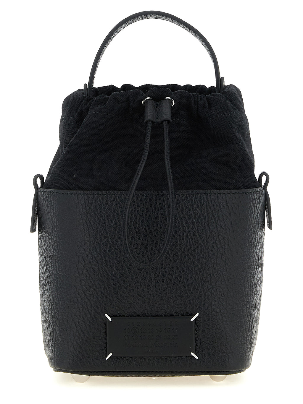 Black Calfskin Shoulder Bag
