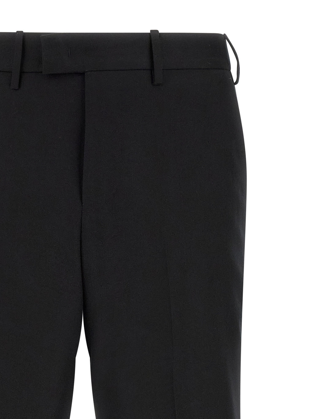 Black Virgin Wool Dress Pants