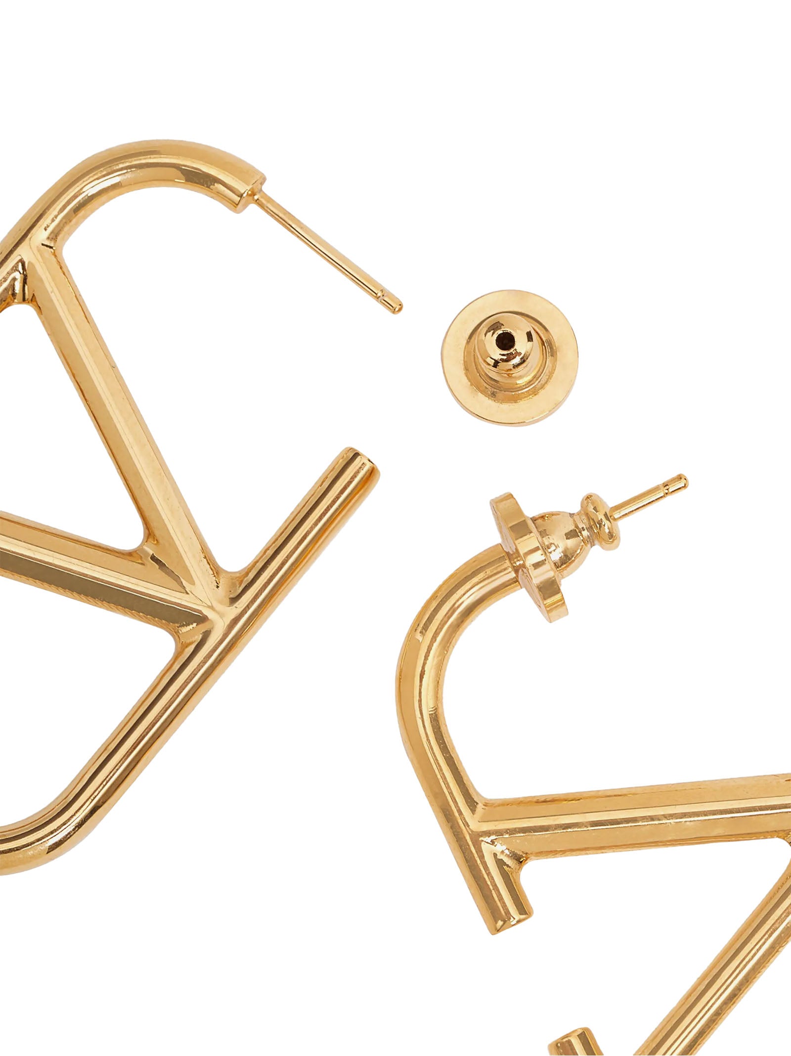 Gold Brass Earrings