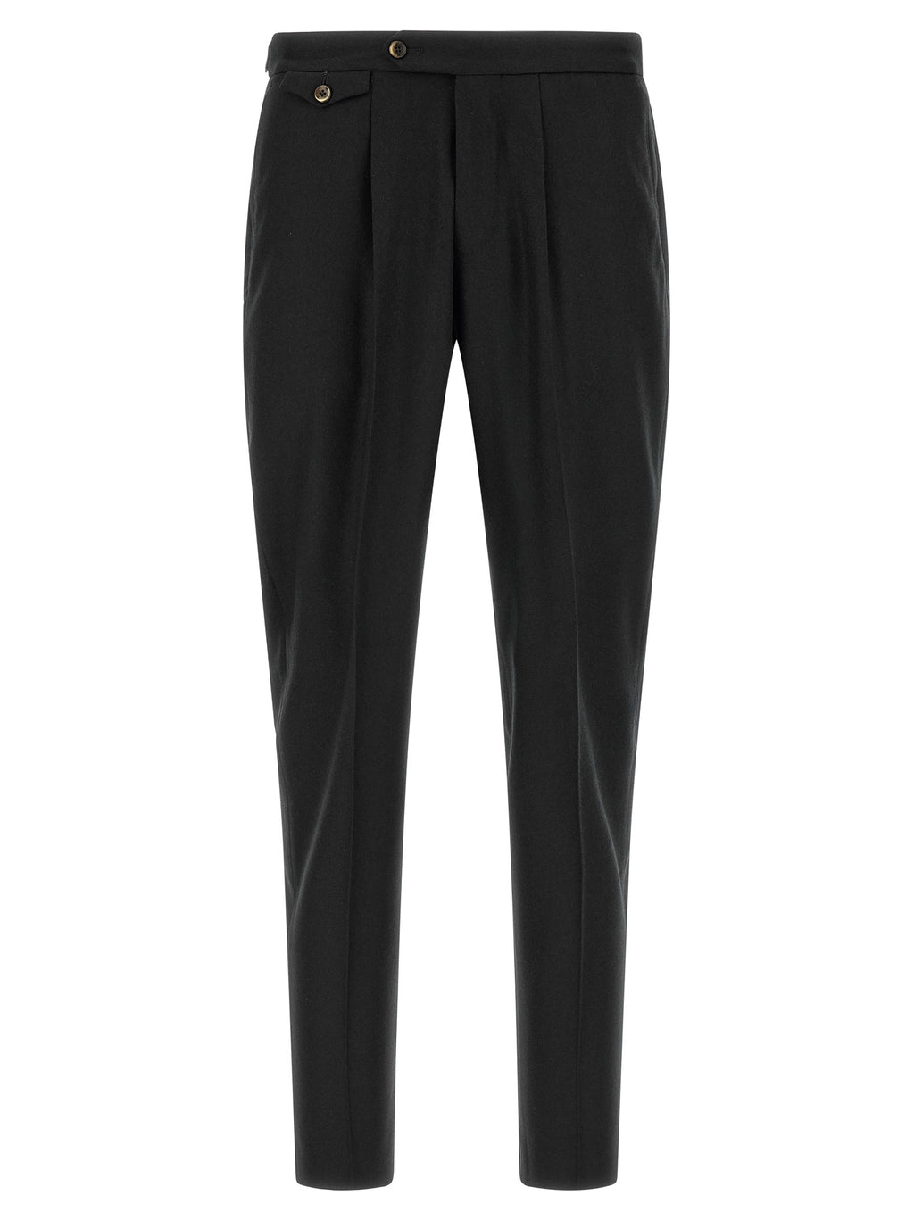 Black Virgin Wool Dress Pants