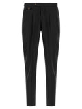 Black Virgin Wool Dress Pants