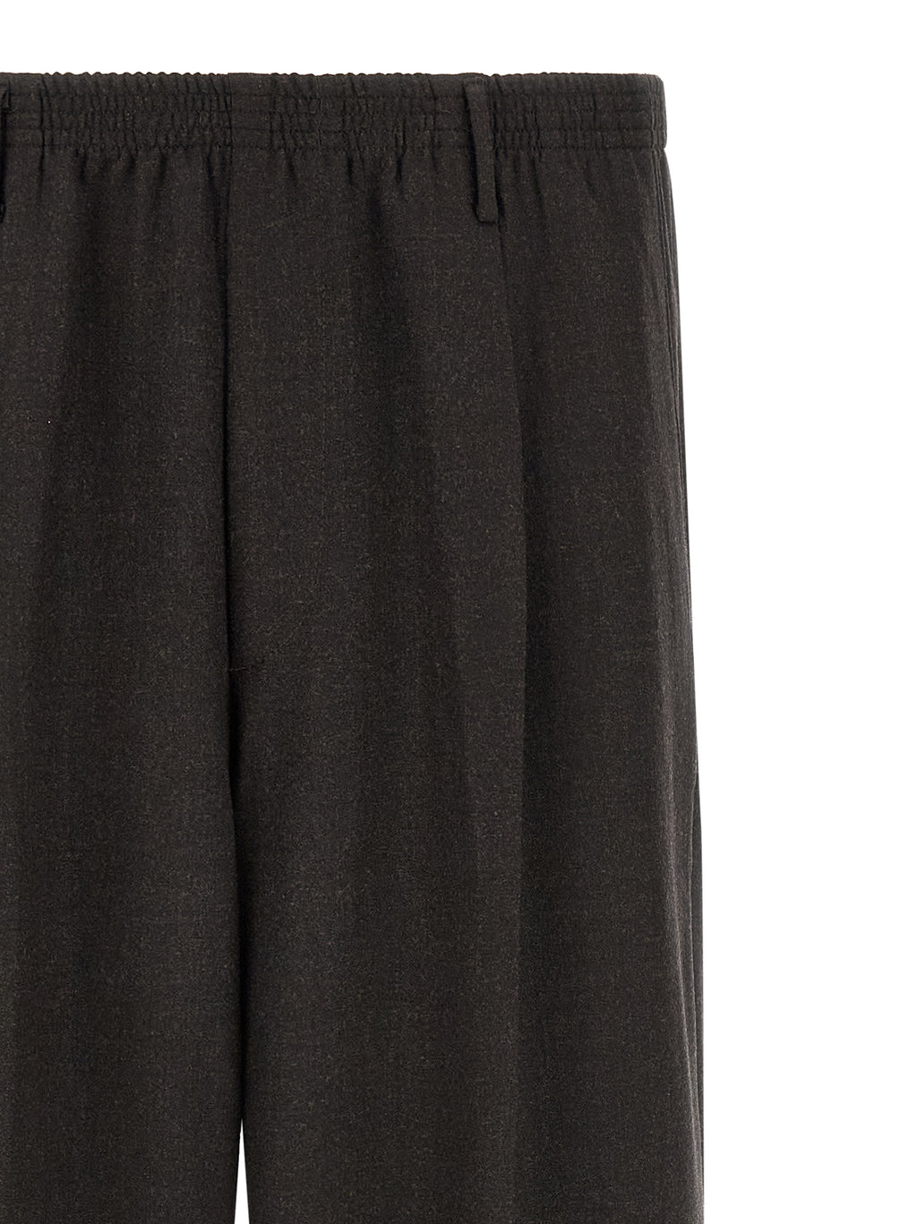 Brown Virgin Wool Dress Pants