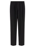 Black Virgin Wool Dress Pants