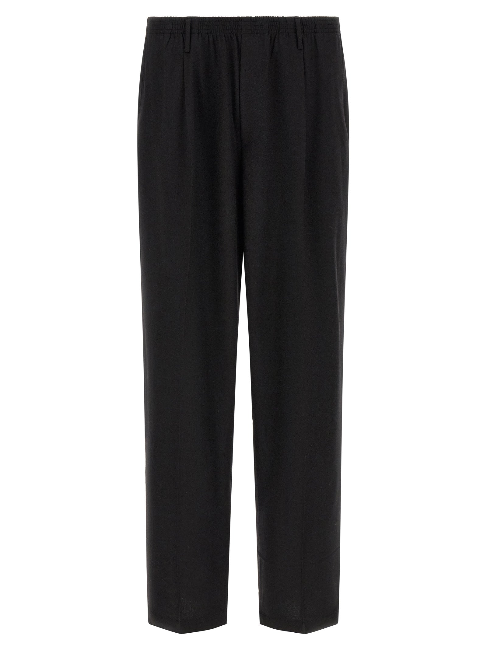 Black Virgin Wool Dress Pants