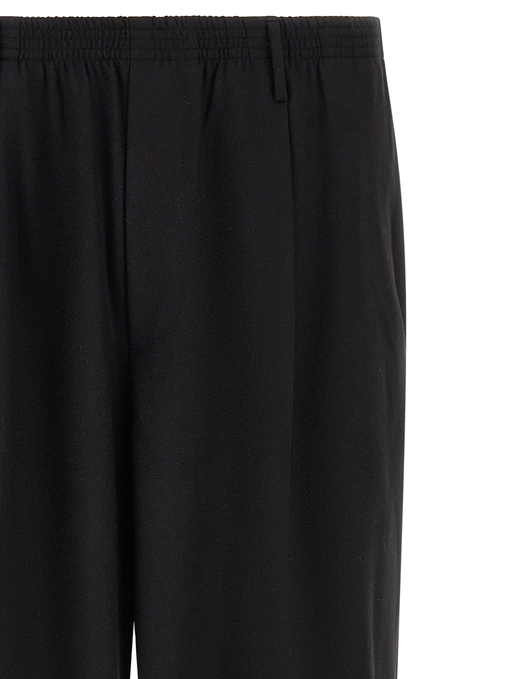 Black Virgin Wool Dress Pants