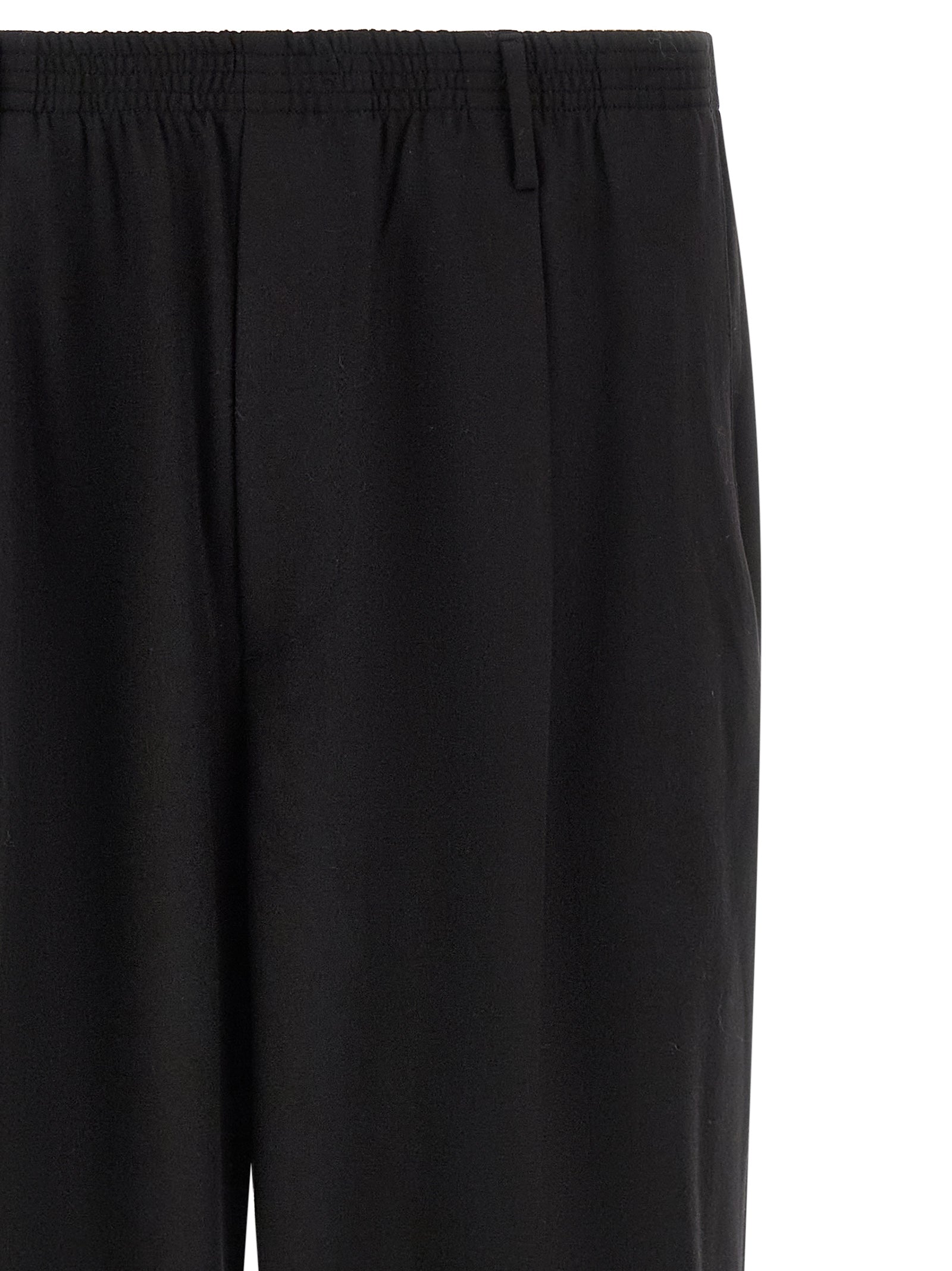 Black Virgin Wool Dress Pants