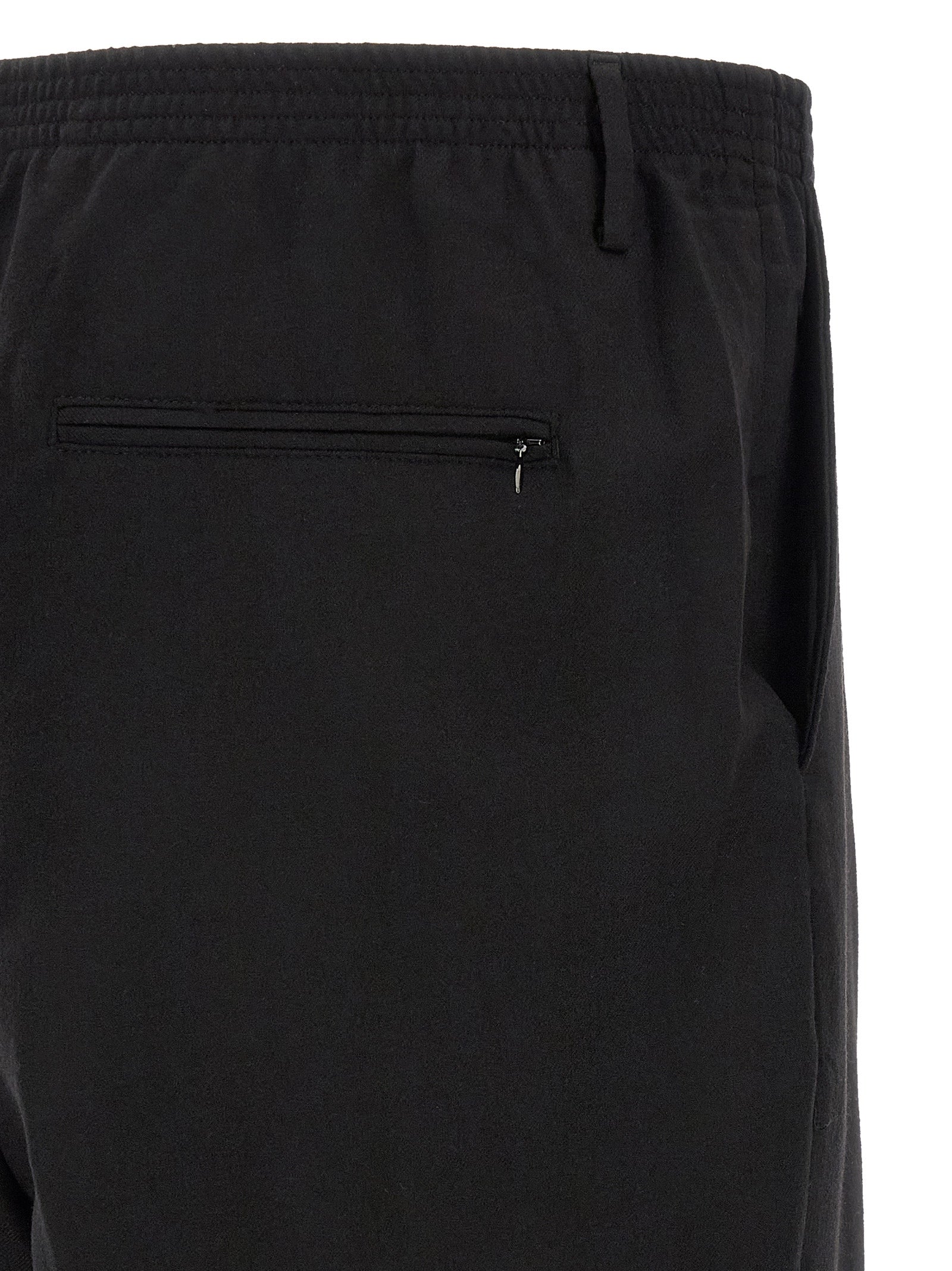 Black Virgin Wool Dress Pants
