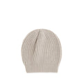 Beige Silk Beanie