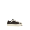 Brown Calf Leather Bos Taurus Chunky Sneakers
