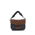 Multicolor Goatskin Shoulder Bag