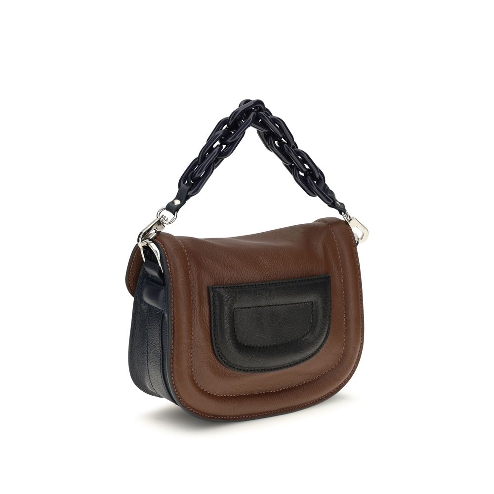 Multicolor Goatskin Shoulder Bag