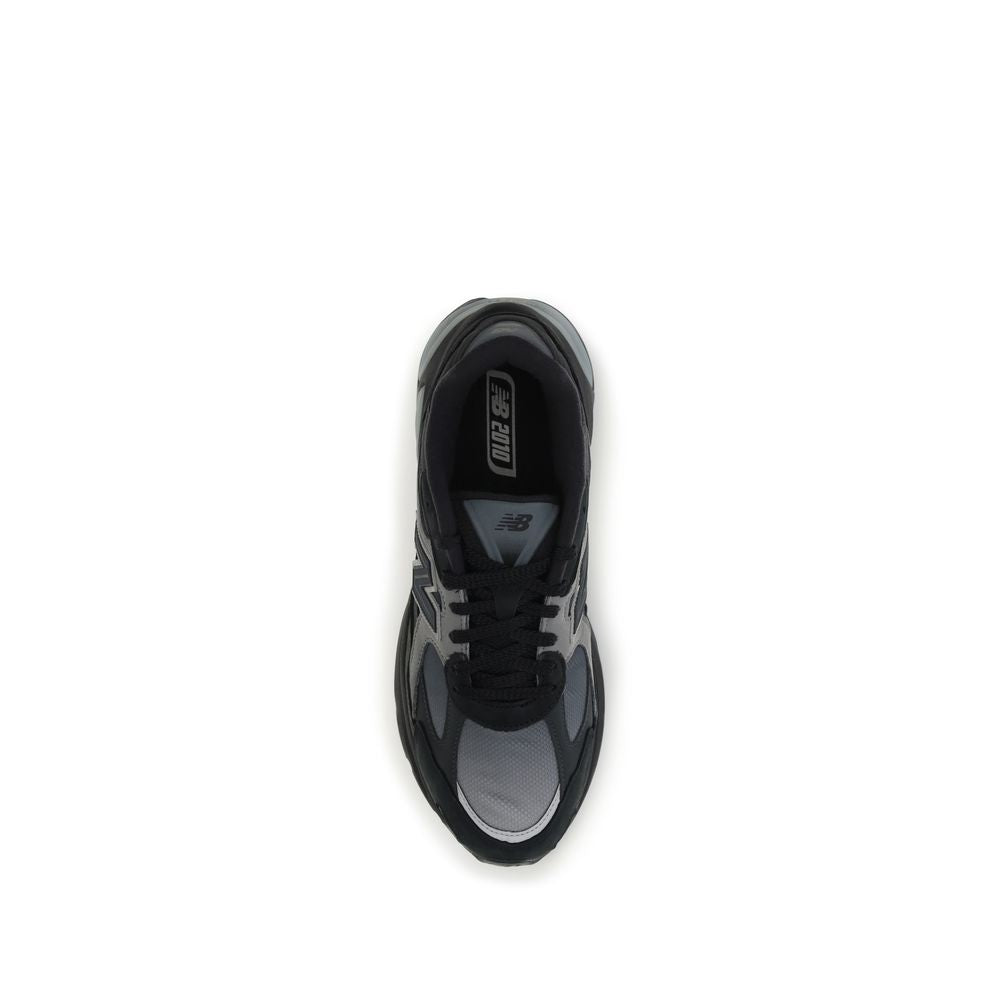 Black Polyamide Athletic Sneakers