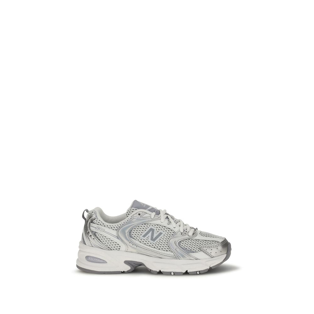 White Polyamide Athletic Sneakers