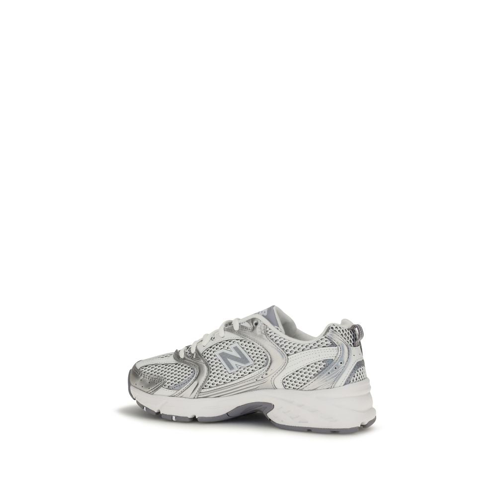 White Polyamide Athletic Sneakers