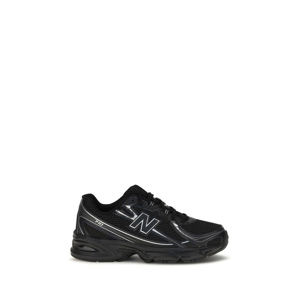 Black Polyamide Athletic Sneakers