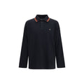 Black Cotton Polo Shirt