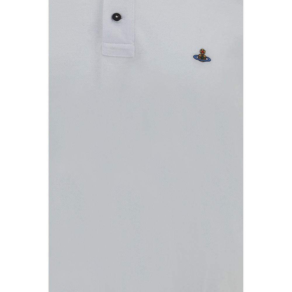 White Cotton Polo Shirt