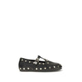 Black Recycled Polyester Ballet Flats