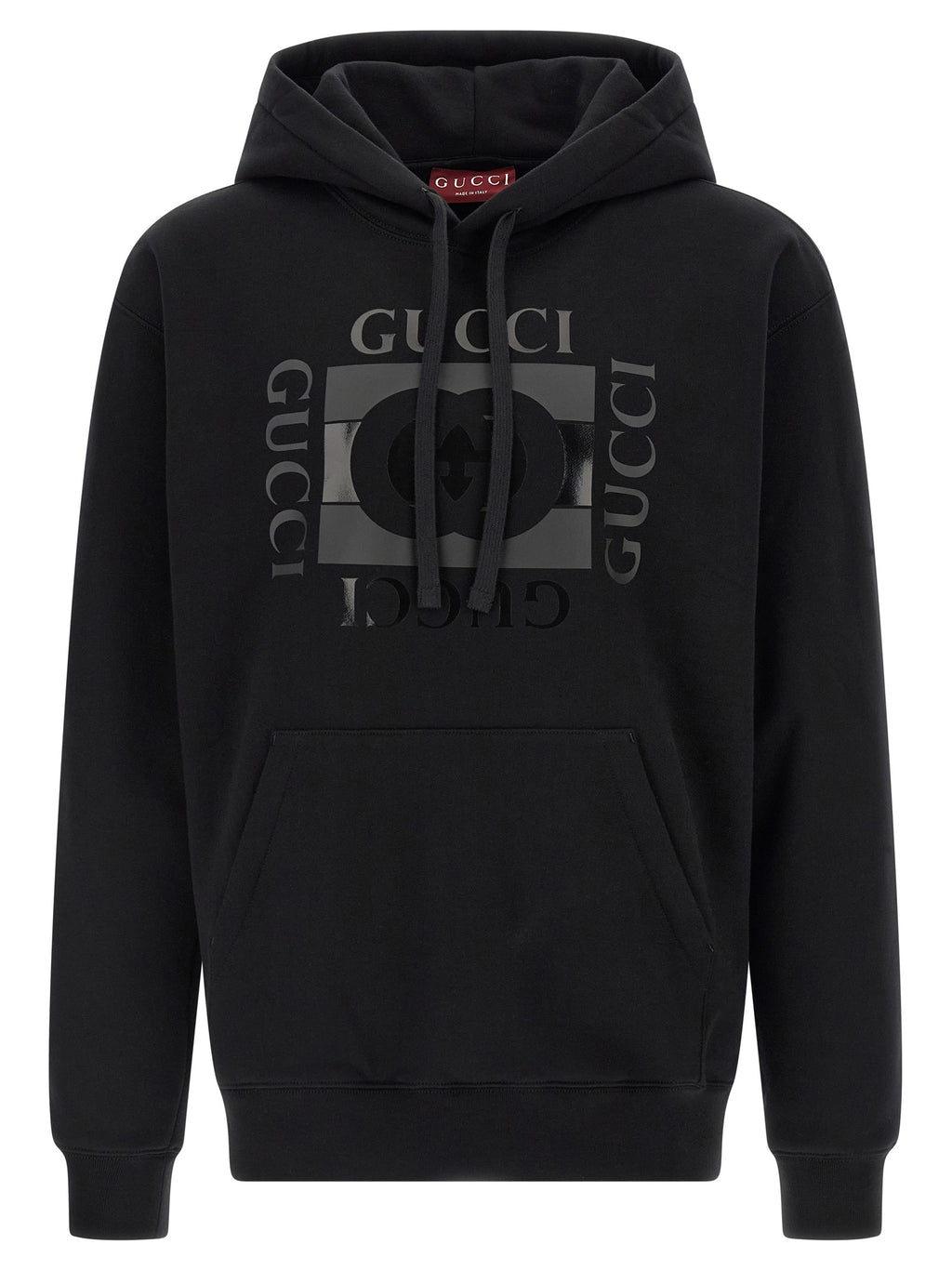 Black Cotton Sweatshirt