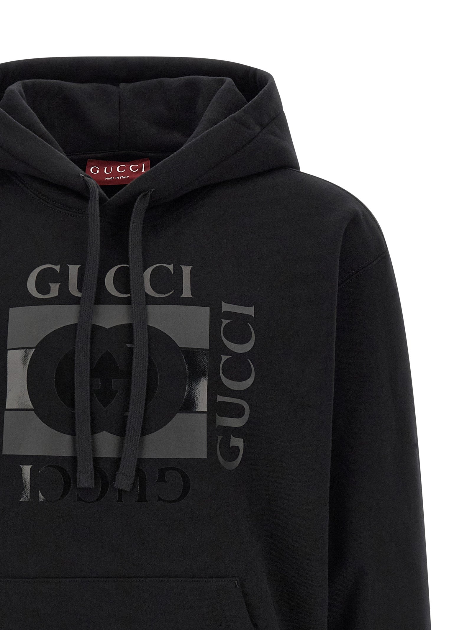Black Cotton Sweatshirt